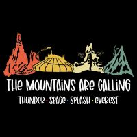 The Mountains Are Calling Space Splash Thunder Everest Baby Bodysuit