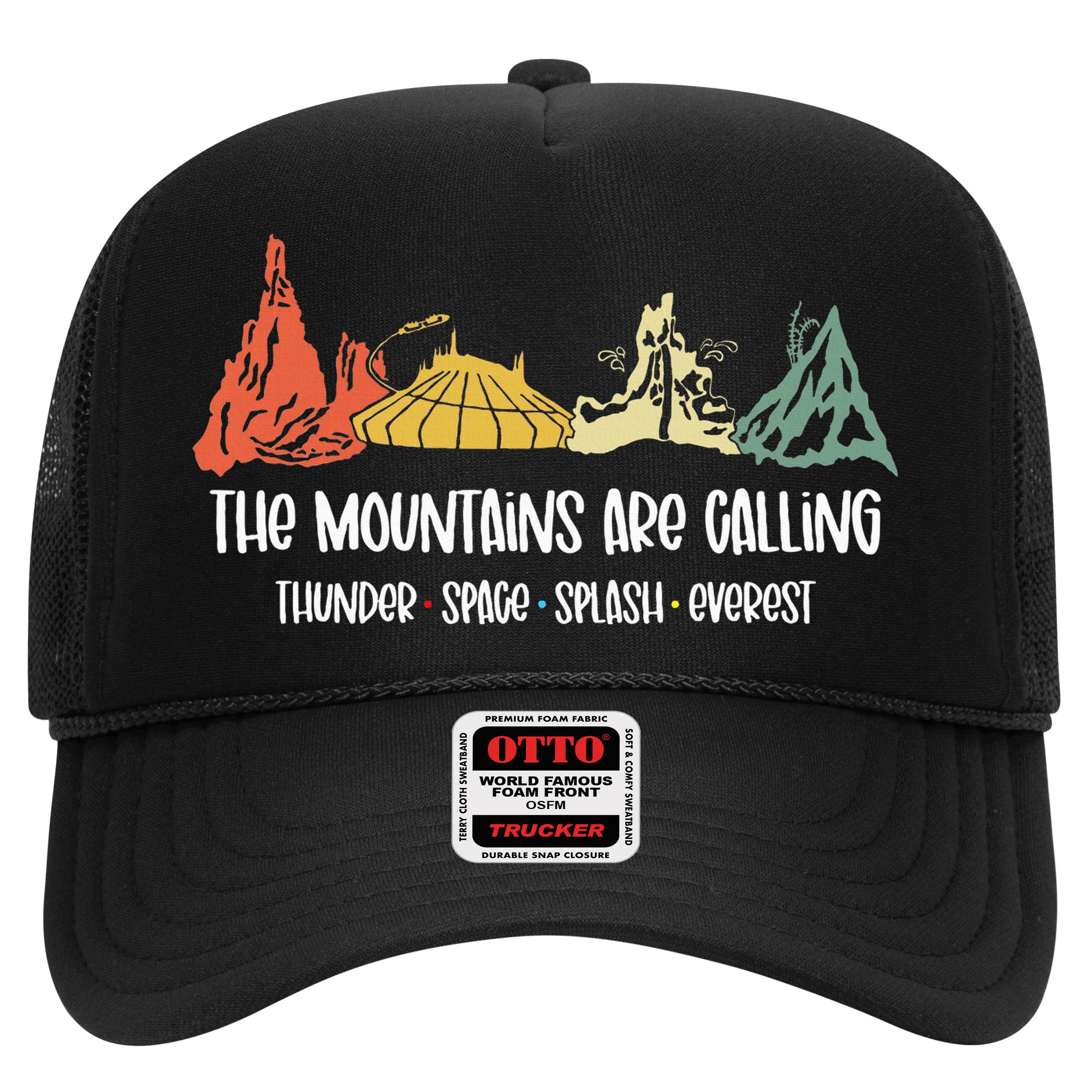 The Mountains Are Calling Space Splash Thunder Everest Hat