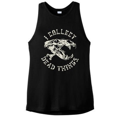 Taxidermist Mount Animals Taxidermy I Collect Dead Things Ladies PosiCharge Tri-Blend Wicking Tank