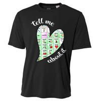 Tell Me About It Speech Pathology Aac Sped Teacher Cooling Performance Crew T-Shirt