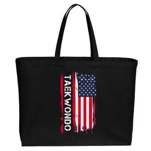 Taekwondo Martial Arts Great Gift Cotton Canvas Jumbo Tote