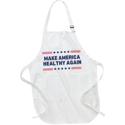 Trump Make America Healthy Again Full-Length Apron With Pockets