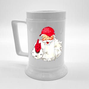 Trump Make A Christmas Great Again Santa Keep America Great Gift Beer Stein