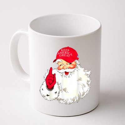 Trump Make A Christmas Great Again Santa Keep America Great Gift Coffee Mug