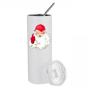 Trump Make A Christmas Great Again Santa Keep America Great Gift Stainless Steel Tumbler