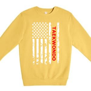 Taekwondo Martial Arts Great Gift Premium Crewneck Sweatshirt