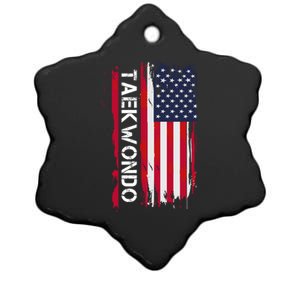 Taekwondo Martial Arts Great Gift Ceramic Star Ornament