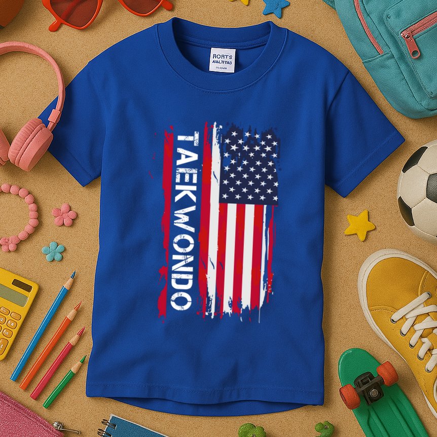 Taekwondo Martial Arts Great Gift Kids T-Shirt