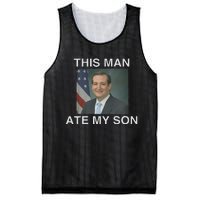 This Man Ate My Son Mesh Reversible Basketball Jersey Tank