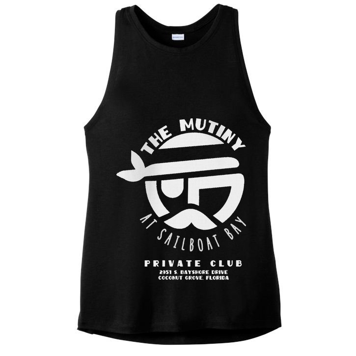 The Mutiny At Sailboat Bay Private Club Ladies PosiCharge Tri-Blend Wicking Tank