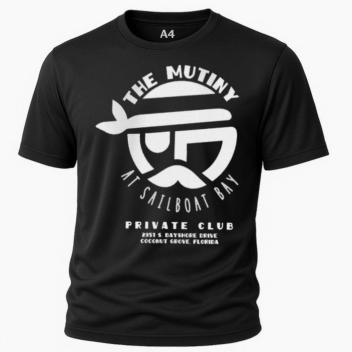 The Mutiny At Sailboat Bay Private Club Cooling Performance Crew T-Shirt
