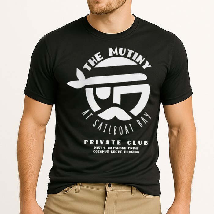 The Mutiny At Sailboat Bay Private Club Cooling Performance Crew T-Shirt