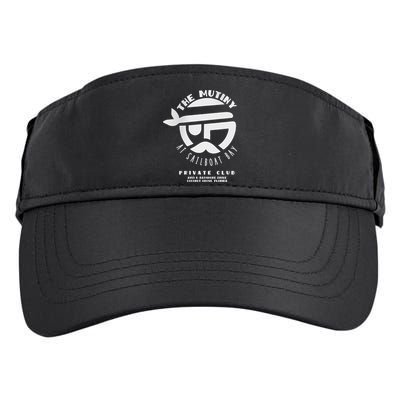 The Mutiny At Sailboat Bay Private Club Adult Drive Performance Visor