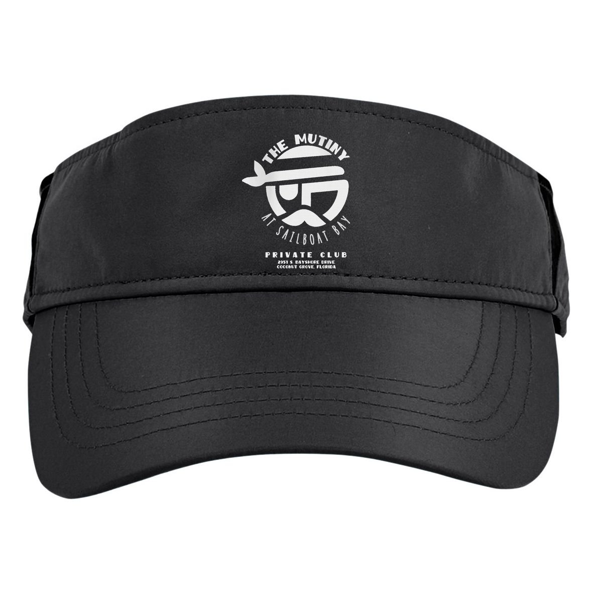The Mutiny At Sailboat Bay Private Club Adult Drive Performance Visor