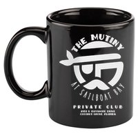 The Mutiny At Sailboat Bay Private Club 11oz C Handle Ceramic Mug
