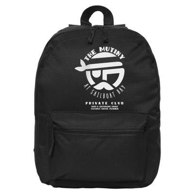 The Mutiny At Sailboat Bay Private Club 16 in Basic Backpack