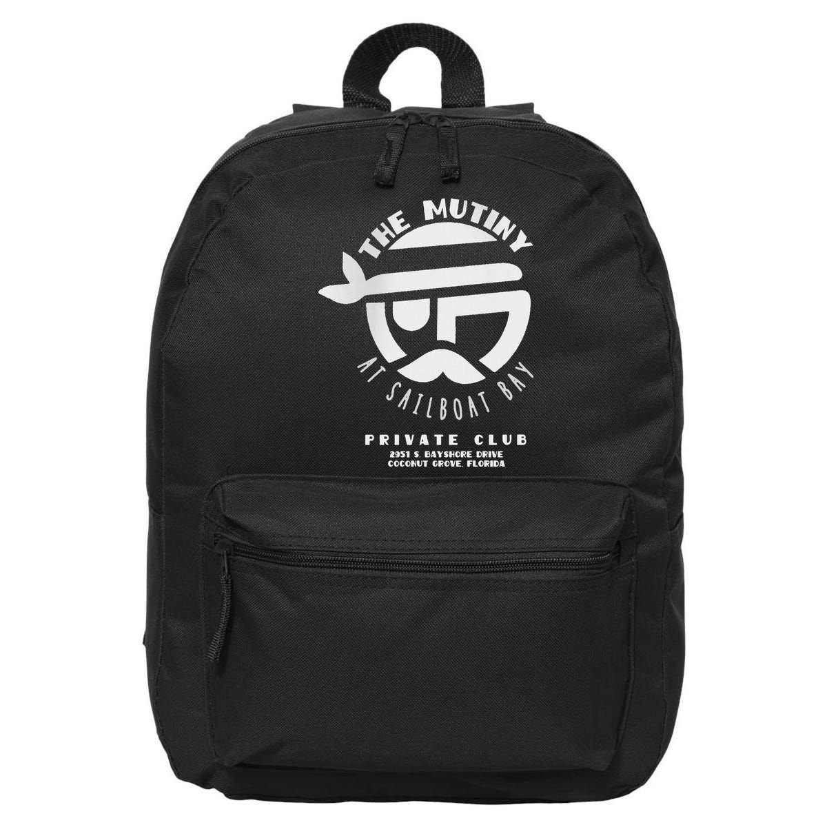 The Mutiny At Sailboat Bay Private Club 16 in Basic Backpack