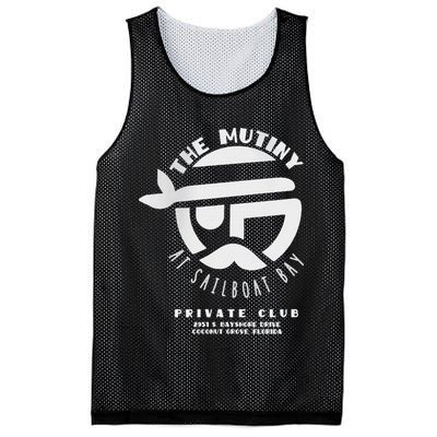 The Mutiny At Sailboat Bay Private Club Mesh Reversible Basketball Jersey Tank