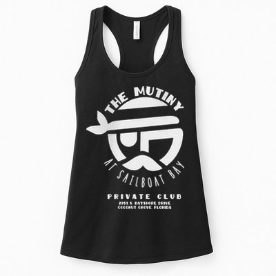 The Mutiny At Sailboat Bay Private Club Womens Tank Top