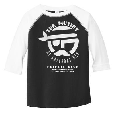The Mutiny At Sailboat Bay Private Club Toddler Fine Jersey T-Shirt