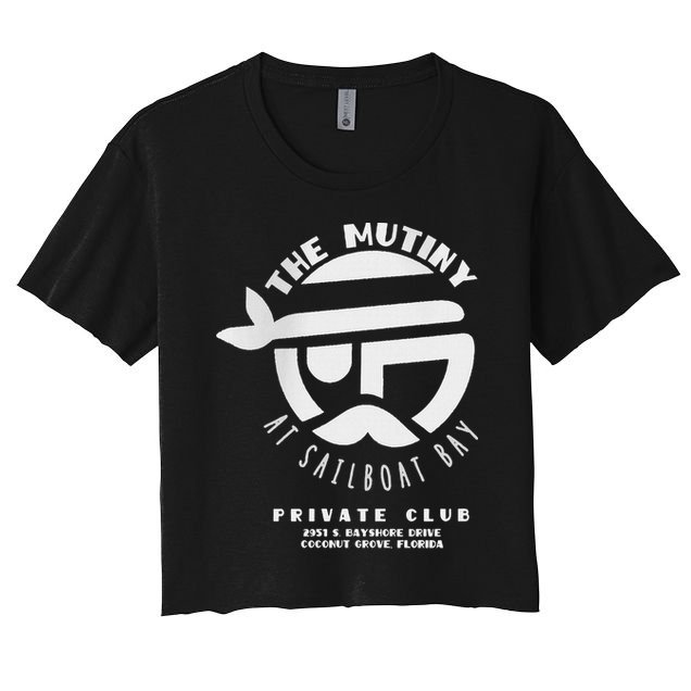 The Mutiny At Sailboat Bay Private Club Crop Top