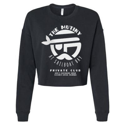 The Mutiny At Sailboat Bay Private Club Cropped Pullover Crew