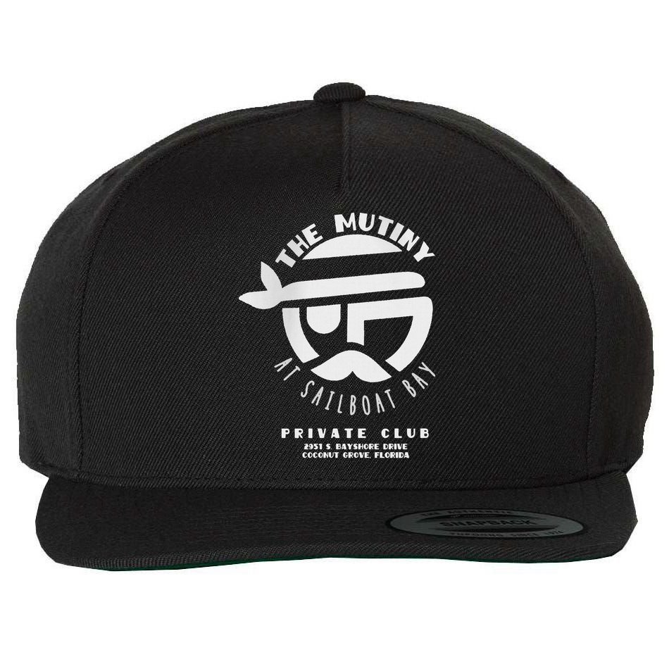 The Mutiny At Sailboat Bay Private Club Wool Snapback Cap