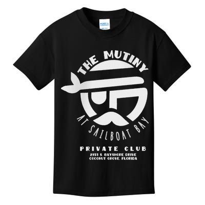 The Mutiny At Sailboat Bay Private Club Kids T-Shirt