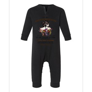 To My Badass Daughter If Fate Whispers To You You ... Dad Infant Fleece One Piece