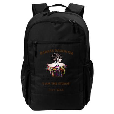 To My Badass Daughter If Fate Whispers To You You ... Dad Backpack