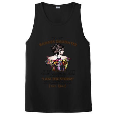 To My Badass Daughter If Fate Whispers To You You ... Dad PosiCharge Competitor Tank