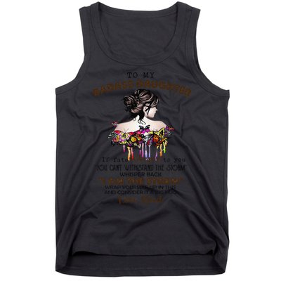 To My Badass Daughter If Fate Whispers To You You ... Dad Tank Top