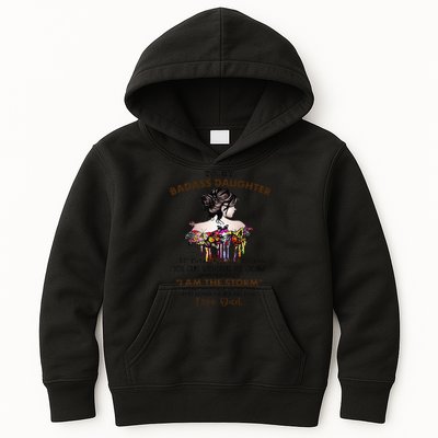 To My Badass Daughter If Fate Whispers To You You ... Dad Kids Hoodie