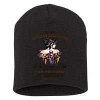 To My Badass Daughter If Fate Whispers To You You ... Dad Short Acrylic Beanie