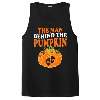 The Man Behind The Pumpkin Dad Halloween Pregnancy Reveal PosiCharge Competitor Tank