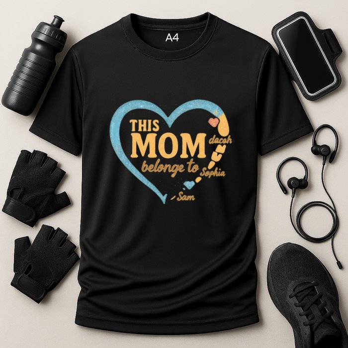 This Mom Belongs to Sophia Cooling Performance Crew T-Shirt