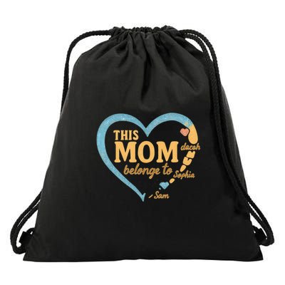 This Mom Belongs to Sophia Drawstring Bag