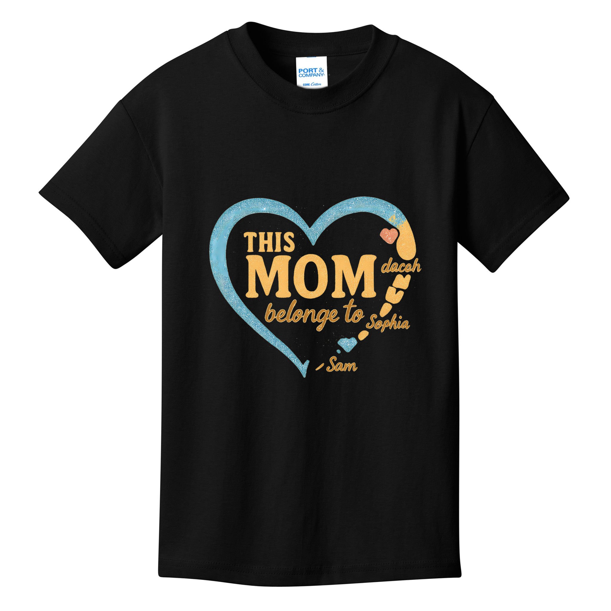 This Mom Belongs to Sophia Kids T-Shirt