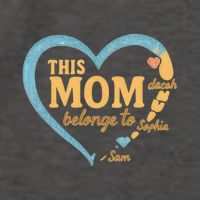 This Mom Belongs to Sophia Vector Backpack