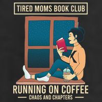 Tired Moms Book Club Coffee Chaos Chapters Funny 7 Panel Mesh Trucker Snapback Hat