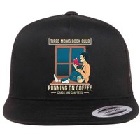 Tired Moms Book Club Coffee Chaos Chapters Funny Flat Bill Trucker Hat