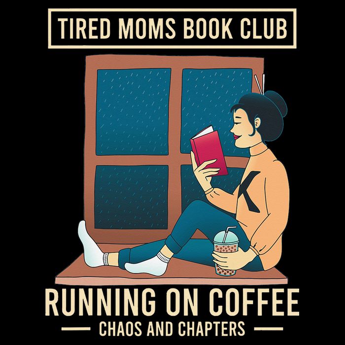Tired Moms Book Club Coffee Chaos Chapters Funny 16 in Basic Backpack