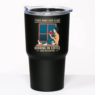 Tired Moms Book Club Coffee Chaos Chapters Funny Tumbler