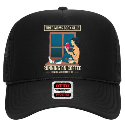 Tired Moms Book Club Coffee Chaos Chapters Funny Hat