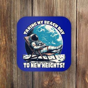 Taking My Beach Day To New Heights Astronaut Great Gift Coaster