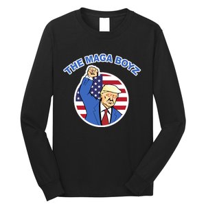 The Maga Boyz Trump Long Sleeve Shirt