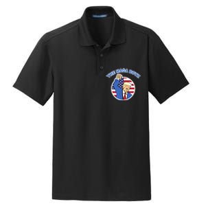 The Maga Boyz Trump Dry Zone Grid Polo