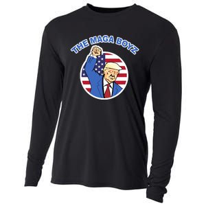 The Maga Boyz Trump Cooling Performance Long Sleeve Crew