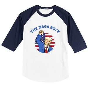 The Maga Boyz Trump Baseball Sleeve Shirt