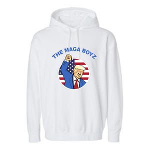 The Maga Boyz Trump Garment-Dyed Fleece Hoodie